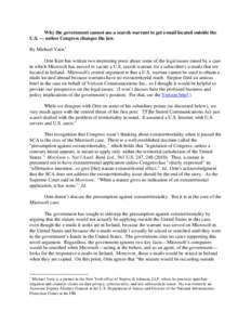 Microsoft Word - Verizon -- Response to Orin Kerr blog post re Microsoft search warrant case.docx