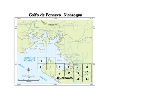 Index of Maps for the Nicaragua Portion of the Golfo de Fonseca ESI Atlas