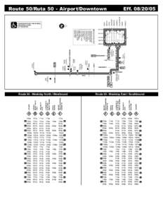 Route 50/Ruta 50 - Airport/Downtown  LOMAS ROMA