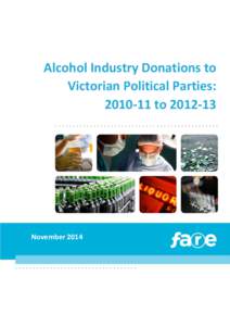Alcohol Industry Donations to Victorian Political Parties: [removed]to[removed]November 2014