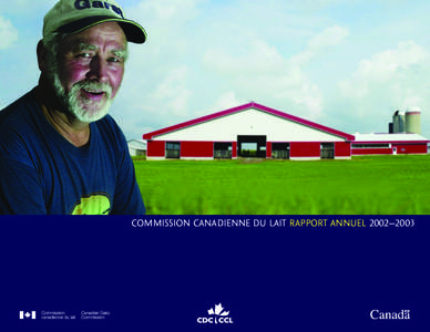 Canadian Dairy Commission 2003 Annual Report