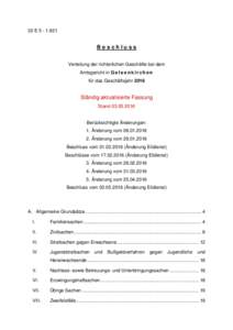 32 EBeschluss Verteilung der richterlichen Geschäfte bei dem Amtsgericht in G e l s e n k i r c h e n für das Geschäftsjahr 2016