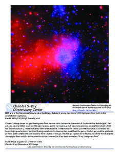 Harvard-Smithsonian Center for Astrophysics 60 Garden Street, Cambridge, MA[removed]USA http://chandra.harvard.edu M17, a. k. a. the Horseshoe Nebula, a.k.a. the Omega Nebula: A young star cluster 5,000 light years from Ea