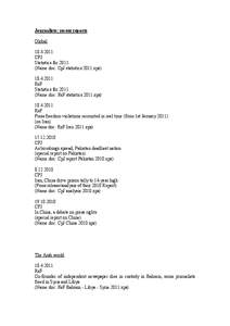 Journalists: recent reports Global[removed]CPJ Statistics for[removed]Name doc: CpJ statistics 2011.xps)