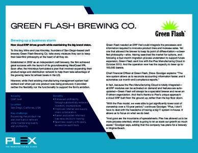 Green Flash Brewing: How Cloud ERP Drives Growth While Maintaining the Big Brand Vision