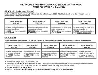 HOLY TRINITY CATHOLIC SECONDARY SCHOOL