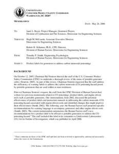 Health / Medicine / Hazard symbol / Hazards / ANSI Z535 / Hal Stratton / U.S. Consumer Product Safety Commission / Signage / Carbon monoxide poisoning / Infographics / Pictograms / Safety