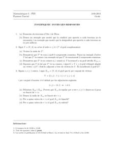 Matem`atiques 1 - FIB Examen ParcialGrafs