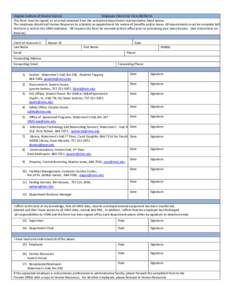 Virginia Institute of Marine Science Employee Check Out Form[removed]This form must be signed, or an email attached from the authorized department representative listed below. The employee should call Human Resources to