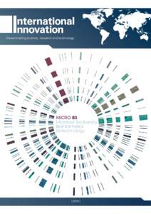 Disseminating science, research and technology  MICRO B3 Microbial Biodiversity, Bioinformatics, Biotechnology