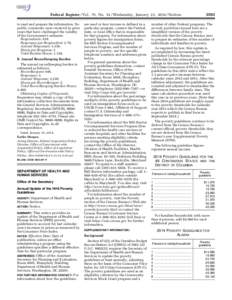 Federal Register / Vol. 79, No[removed]Wednesday, January 22, [removed]Notices to read and prepare the information. No public comments were received in prior years that have challenged the validity of the Government’s esti