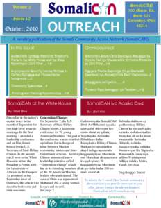 SomaliCAN Outreach Newsletter