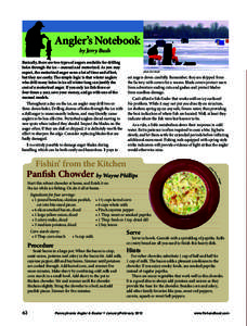 Chowder / Ice fishing / Auger / Personal life / Health / Recreation / Soups / American cuisine / Fish chowder