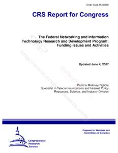 National Institutes of Health / Mass surveillance / National Security Agency / United States government secrecy / American Competitiveness Initiative / DARPA / Office of Science / Computer security / Daniel A. Reed / Security / Research / United States