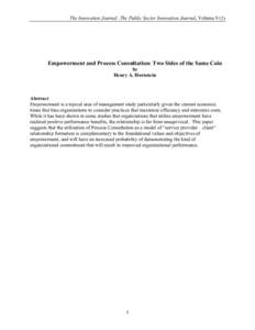 Organizational behavior / Human resource management / Organizational theory / Empowerment / Organization development / Human Systems Intervention / Employee engagement / Strategic management / Change management / Management / Social psychology / Behavioural sciences