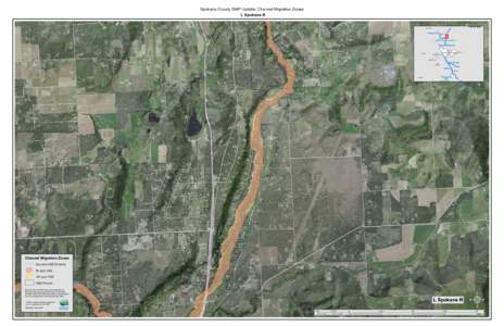 Spokane County SMP Update: Channel Migration Zones L Spokane R Locator Map Springdale