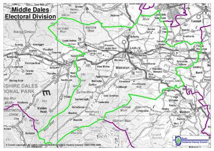 Middle Dales Electoral Division © © Crown Crown copyright.