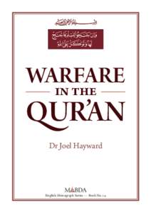 Warfare in the QuraN Dr Joel Hayward