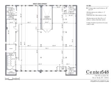 WEST 22ND STREET NOTES: 15‘-6” DN