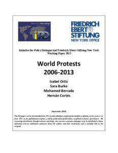 Initiative for Policy Dialogue and Friedrich-Ebert-Stiftung New York Working Paper 2013