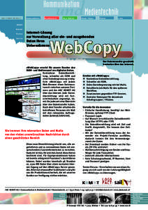 Mailing WebCopy SSE-version:Mailing WebWork