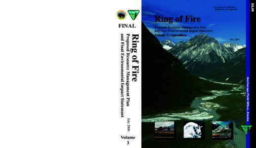 Ring of Fire Proposed RMP and Final EIS; Volume 3 Cover Page