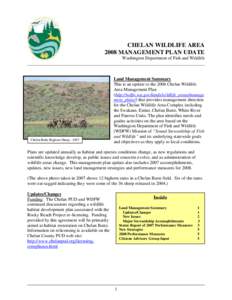 Land management / Birds of North America / Sharp-tailed Grouse / Chelan County Public Utility District / Chelan County /  Washington / Noxious weed / Wenatchee /  Washington / Weed control / Wenatchee – East Wenatchee metropolitan area / Garden pests / Agriculture