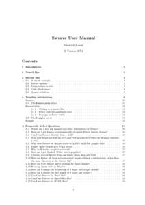 Sweave User Manual Friedrich Leisch R Version[removed]Contents 1 Introduction