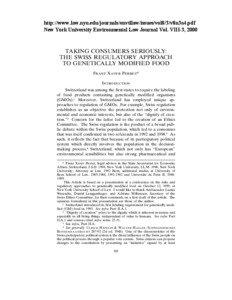 http://www.law.nyu.edu/journals/envtllaw/issues/vol8/3/v8n3a4.pdf New York University Environmental Law Journal Vol. VIII-3, 2000