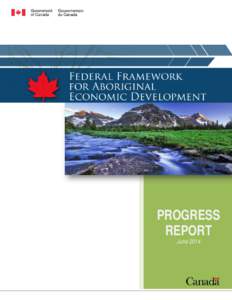 Federal Framework for Aboriginal Economic Development