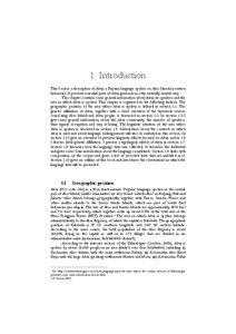 1 Introduction This book is a description of Abui, a Papuan language spoken on Alor Island in eastern Indonesia. It presents essential parts of Abui grammar in a theoretically neutral way.