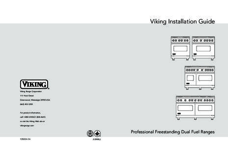 Viking Installation Guide  ® Viking Range Corporation 111 Front Street Greenwood, Mississippi[removed]USA