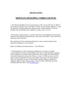 International Energy Conservation Code / Geography of the United States / Montana / Building engineering / Helena micropolitan area / Helena /  Montana