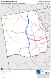 State of Rhode Island  Town of Johnston Existing Roadway Functional Classification ST