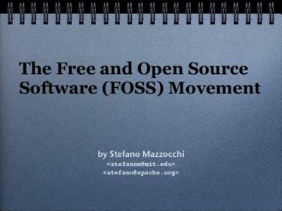 Free content / Free software licenses / Computer law / Copyleft / Copyright law / Free and open source software / Open-source software / GNU General Public License / The Free Software Definition / Free software / Methodology / Software licenses