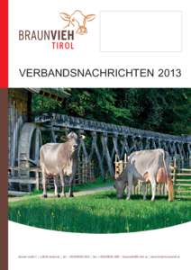 TIROL  VERBANDSNACHRICHTEN 2013