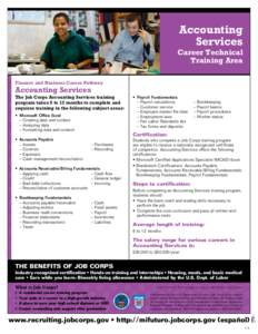 Accounting Services Career Technical Training Area