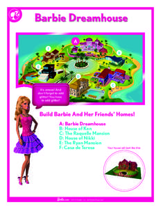 Barbie Dreamhouse A F B  E