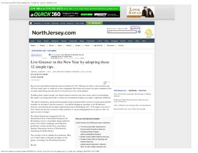 Herald News / Passaic County /  New Jersey / Bergen County /  New Jersey / North Jersey / Ridgewood /  New Jersey / Recycling / Tip / New York metropolitan area / New Jersey / North Jersey Media Group / The Record