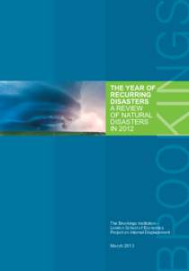 THE YEAR OF RECURRING DISASTERS A REVIEW OF NATURAL DISASTERS