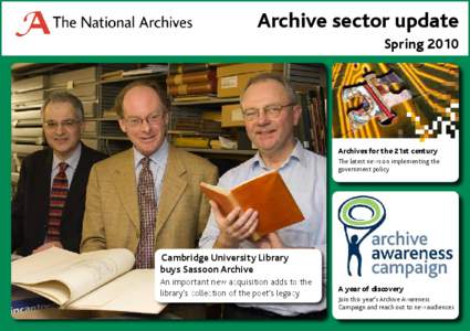 Archive Sector Update | Spring 2010