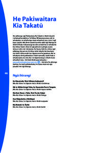 He Pakiwaitara Kia Takatū He wāhanga ngā Pakiwaitara Kia Takatū o tētahi rāuemi i whakawhanakehia e Te Rākau Whakamarumaru mō te whakaako i te whaihanga mate whawhati tata i roto i ngā kura tuatahi. Mā tēnei r