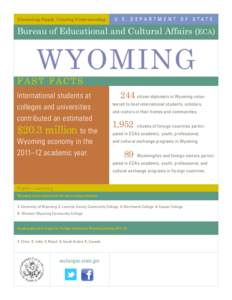 University of Wyoming / Western Wyoming Community College / Laramie County Community College / Casper College / Wyoming / North Central Association of Colleges and Schools / Laramie /  Wyoming