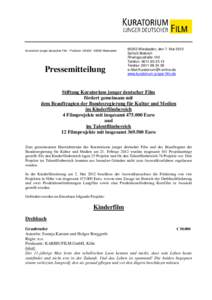 Microsoft Word - Pressemitteilung Endfassung _1_ 56.  AA - Mai 2012-I.doc