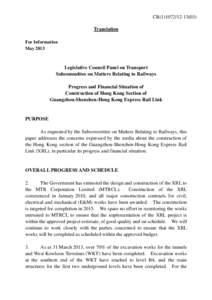 CB[removed]) Translation For Information May[removed]Legislative Council Panel on Transport