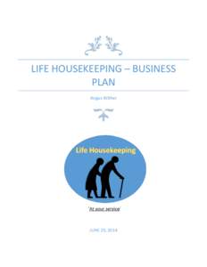 life housekeeping – business plan