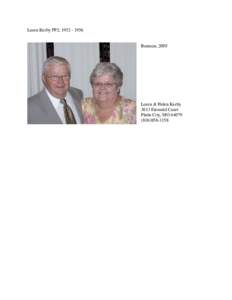 Loren Kerby FP2; Branson, 2005 Loren & Helen Kerby 3013 Emerald Court Platte City, MO 64079