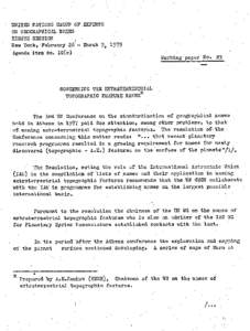 UNITED NATIORS GROUP OF EXPERTS ON GEOGRAPHICAL NANES BIGHTH SESSION New York,,February 26 -.I4arch 9, 1979 Agenda item No. 10(c)