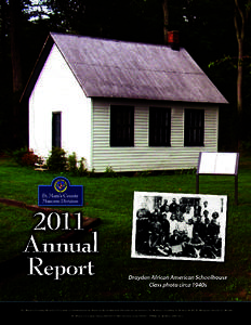 2011 Annual Report Drayden African American Schoolhouse Class photo circa 1940s