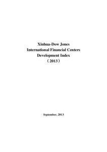 Xinhua-Dow Jones International Financial Centers Development Index